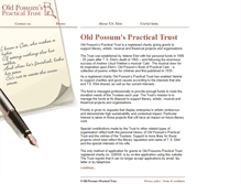 Tablet Screenshot of old-possums-practical-trust.org.uk